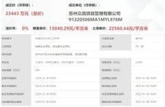 苏州有4宗涉宅用地开拍