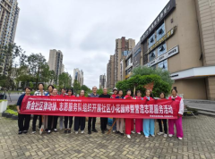 新会社区开展社区小花园