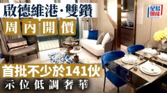 启德维港. 双钻周内开价