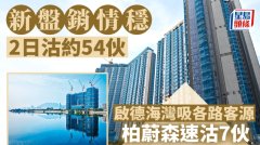 新盘销情稳 两日沽约53伙