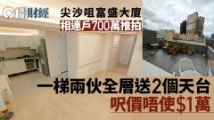 尖沙咀相连户700万推拍 一