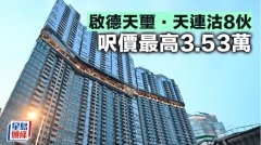 启德天玺. 天连沽8伙 呎价