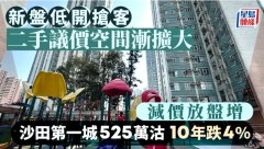 新盘低开抢客 二手议价空