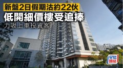 新盘2日假期沽约22伙 低开
